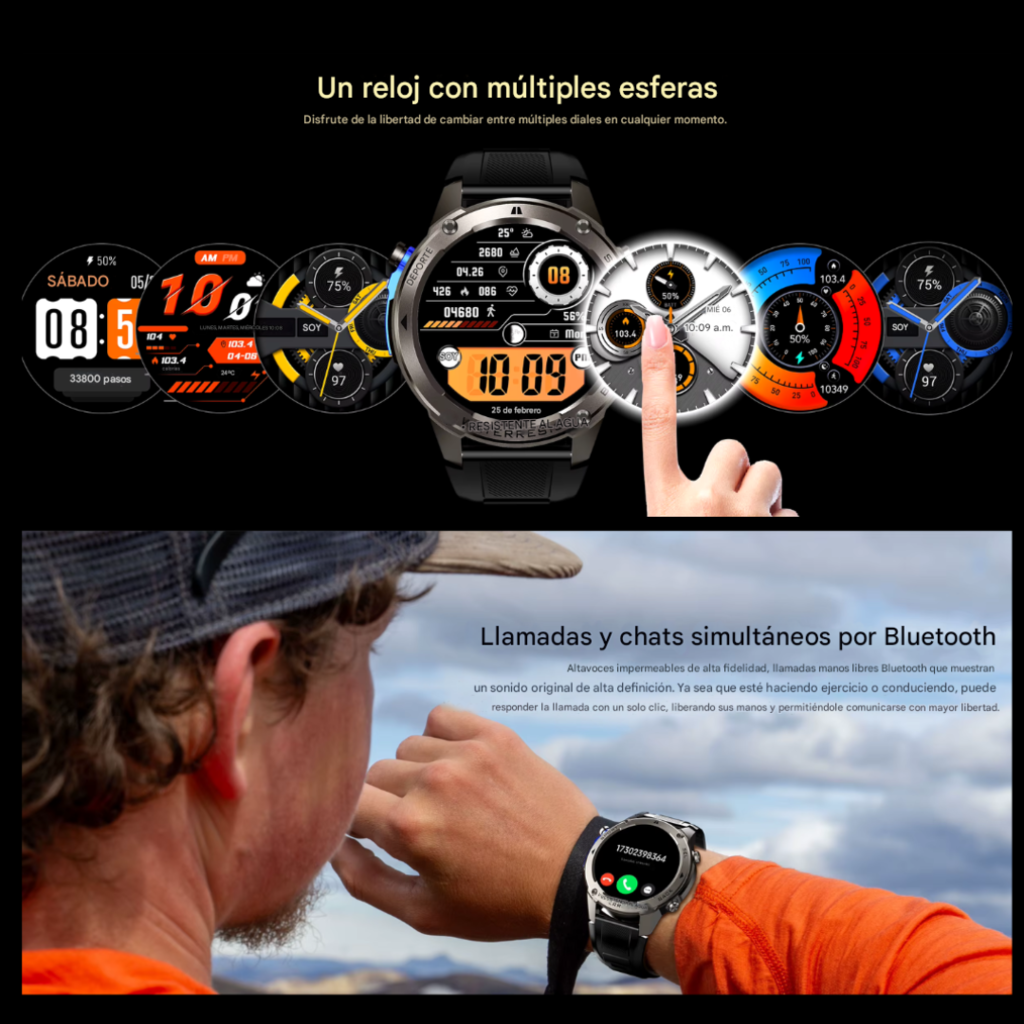 Smartwatch DM56 GPS Integrado