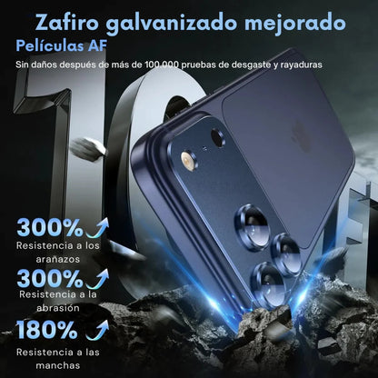 Protector Metálico para Cámara iPhone 17 Pro | Vidrio 9H