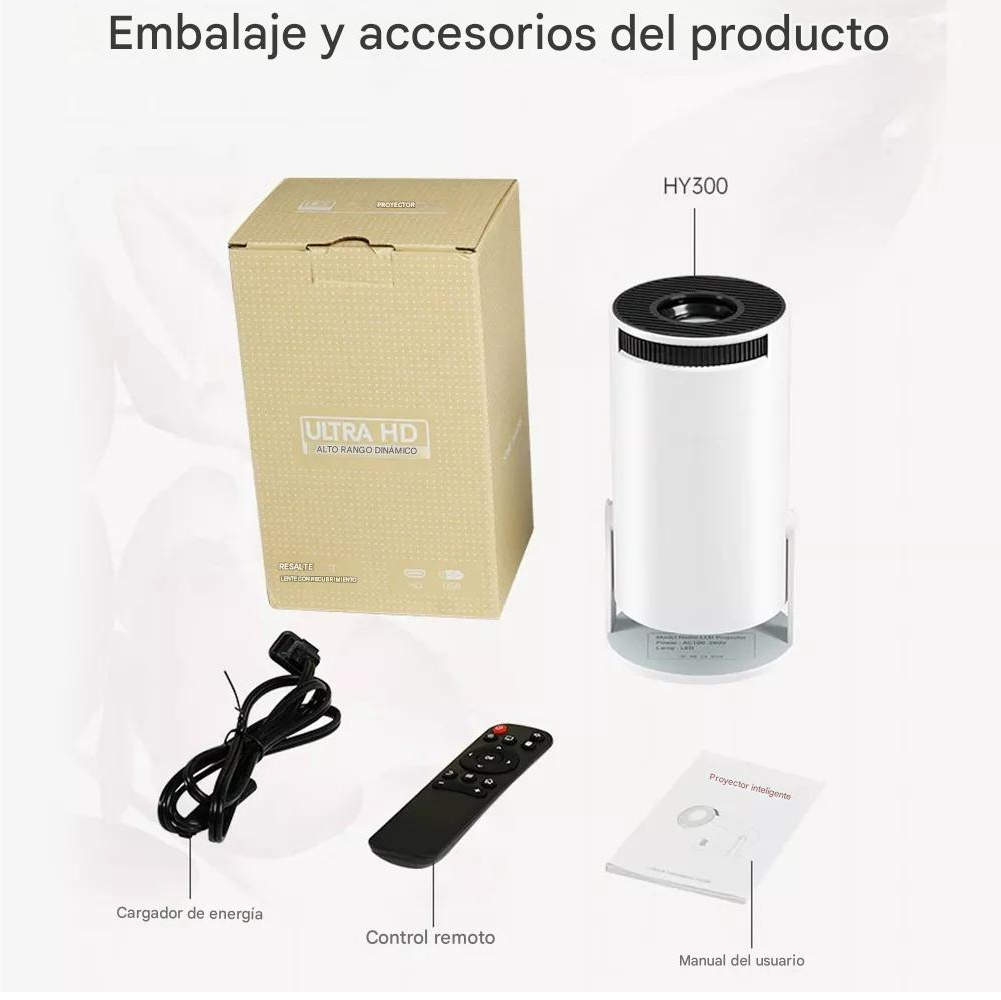 Mini Proyector Hy300 Smart Portátil