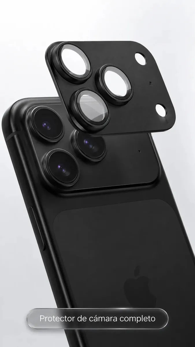 Protector Metálico para Cámara iPhone 18 Pro | Vidrio 9H