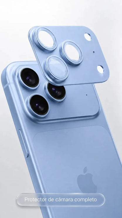 Protector Metálico para Cámara iPhone 18 Pro | Vidrio 9H