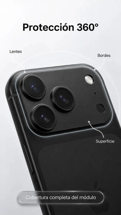 Protector Metálico para Cámara iPhone 18 Pro Max | Vidrio 9H