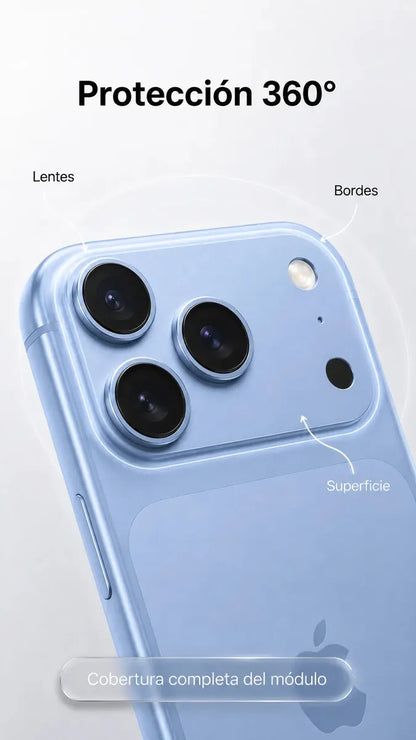 Protector Metálico para Cámara iPhone 18 Pro | Vidrio 9H