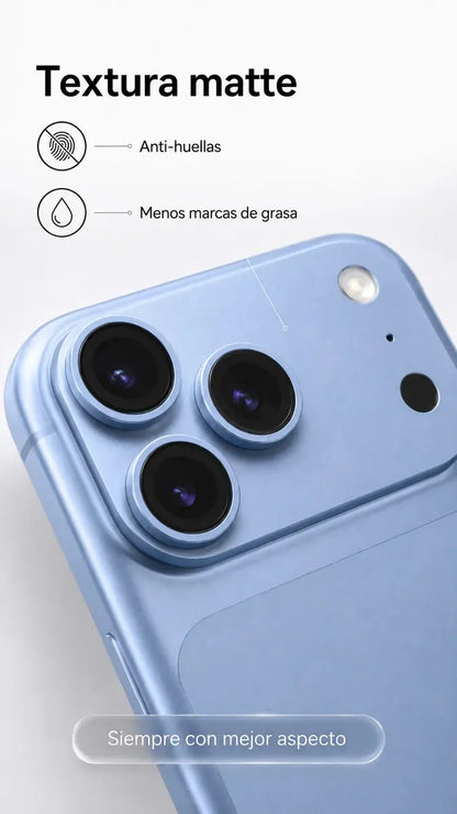 Protector Metálico para Cámara iPhone 18 Pro | Vidrio 9H