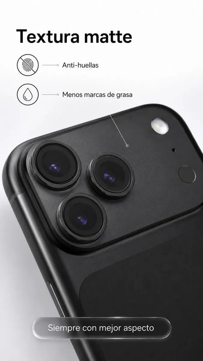 Protector Metálico para Cámara iPhone 18 Pro | Vidrio 9H