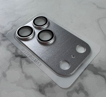 Protector Metálico para Cámara iPhone 17 Pro Max | Vidrio 9H