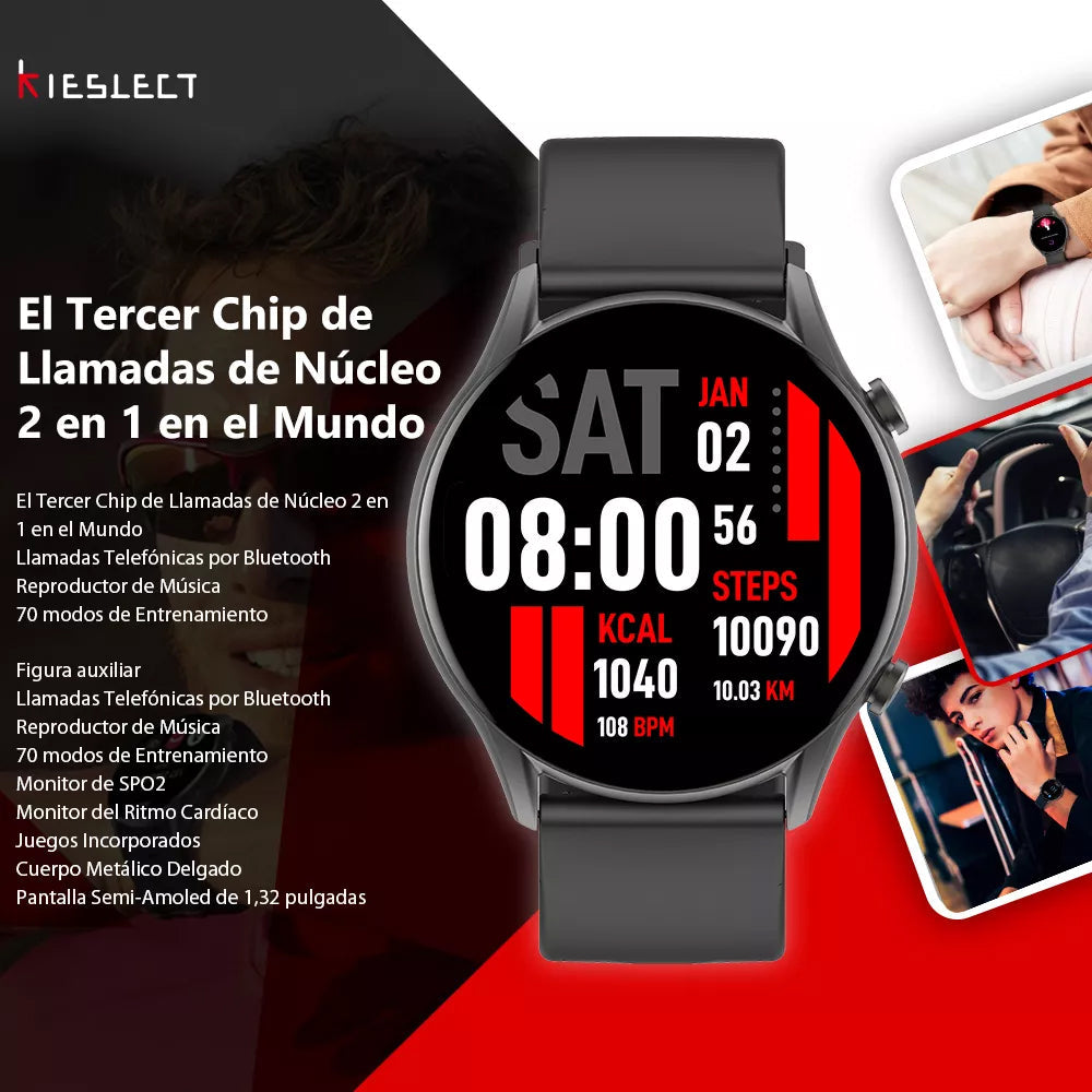 Smartwatch Kieslect Kr + Vidrio protector