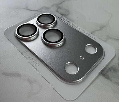 Protector Metálico para Cámara iPhone 17 Pro | Vidrio 9H