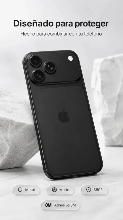 Protector Metálico para Cámara iPhone 18 Pro | Vidrio 9H