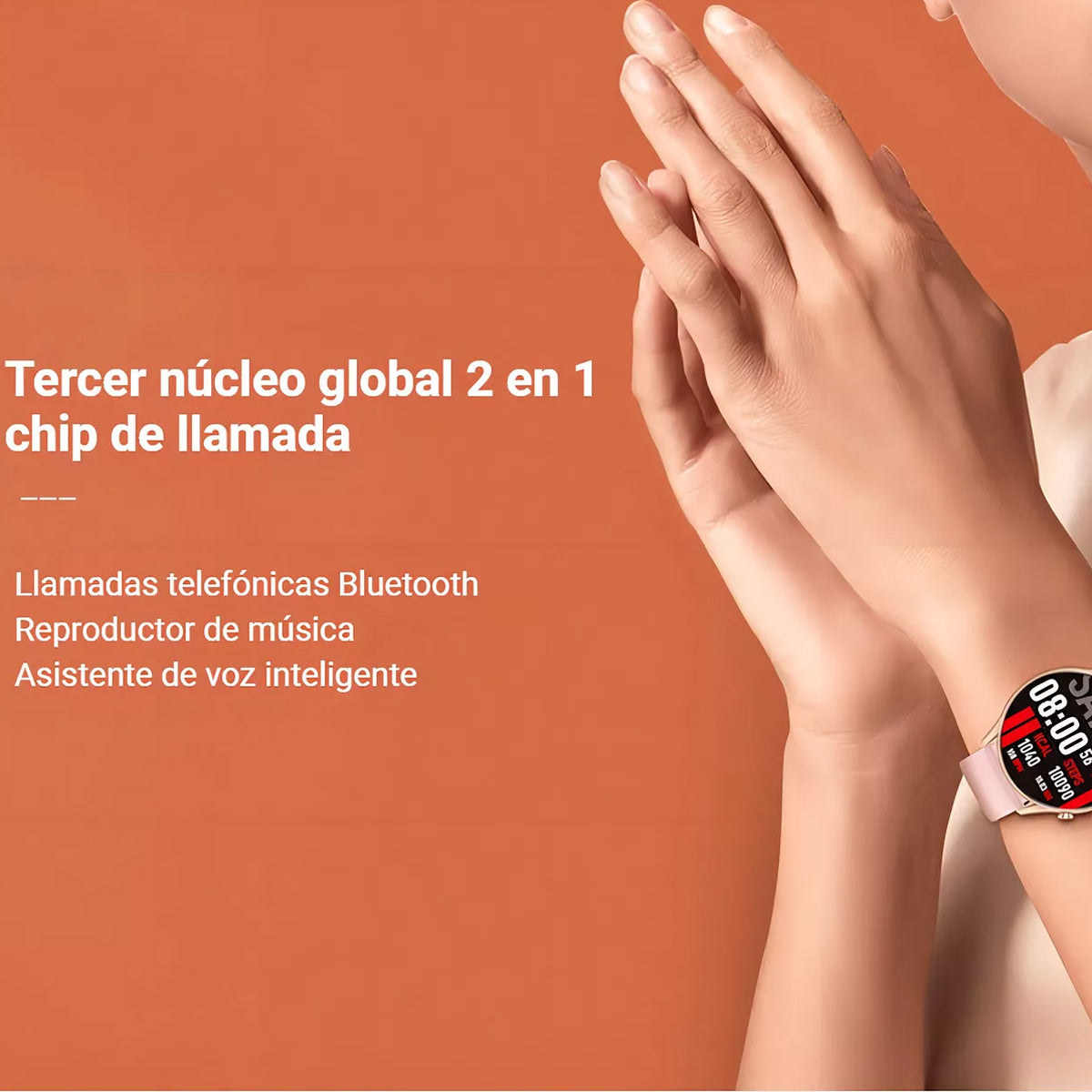 Smartwatch Kieslect Kr Rosado