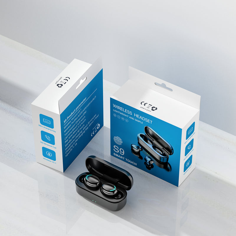 Auriculares In Ear Inalambricos S9 Bluetooth Tactil
