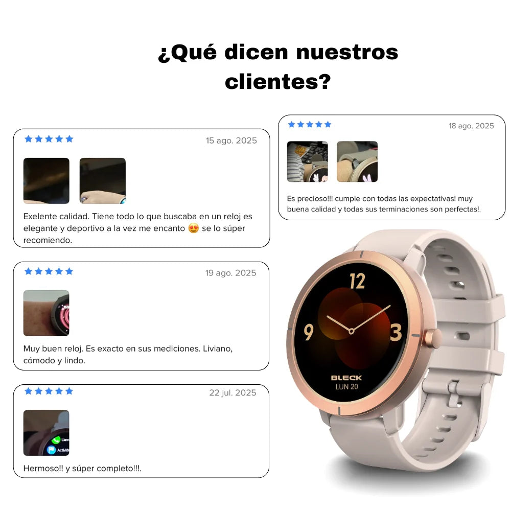 Opiniones y reseñas de clientes del Smartwatch DM76 GPS - Importadora Gabgab